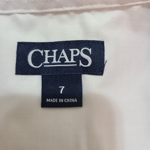 CHAPS WHITE LONG SLEEVE - Picture 3 of 3